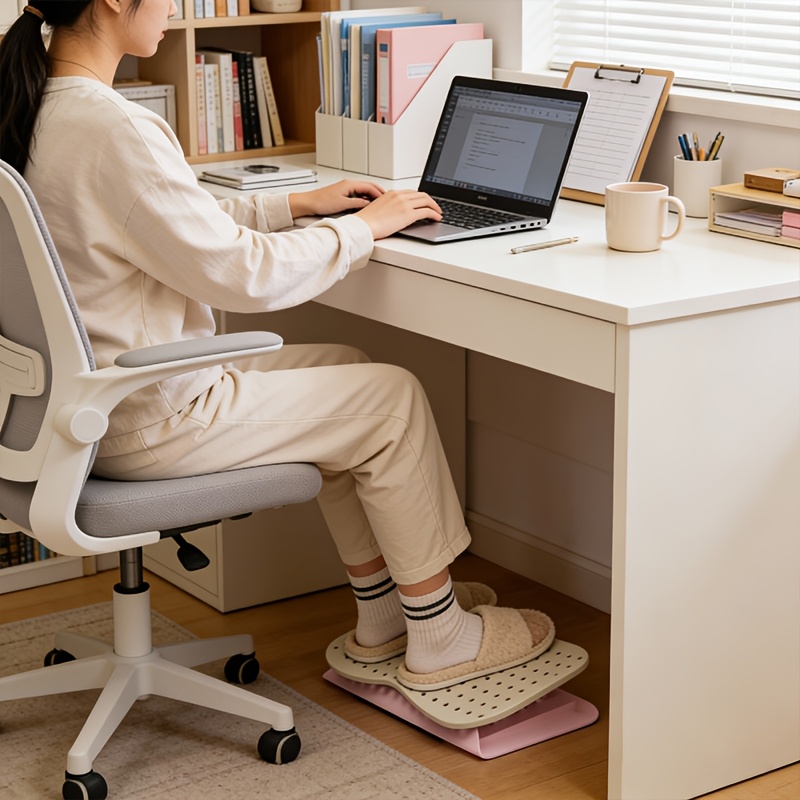 Портативная подставка для ног  – обзор и цена Footrest Under Desk